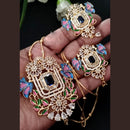 FS Collection Gold Plated AD Chain Pendent Set