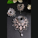 FS Collection 2 Tone Plated AD Chain Pendent Set