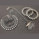 FS Collection Oxidised Plated Jewellery Combo