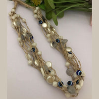 FS Collection Gold Plated Mother Of Pearl Necklace Set