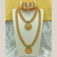 FS Collection Gold Plated Temple Necklace Combo