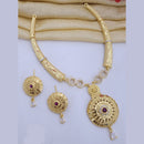FS Collection Gold Plated Austrian Stone Necklace Set