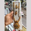 FS Collection Gold Plated Kundan Stone And Meenakari Manglasutra