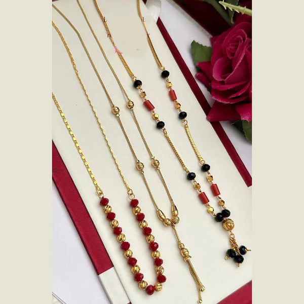 FS Collection Gold Plated Pearls Combo Set