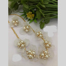 FS Collection Gold Plated Pearls Antique Necklace Set