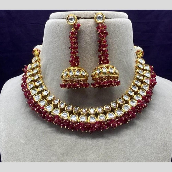 FS Collection Gold Plated Necklace Set