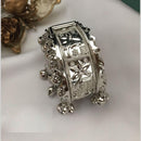 FS Collection Oxidised Plated Openable Bangle