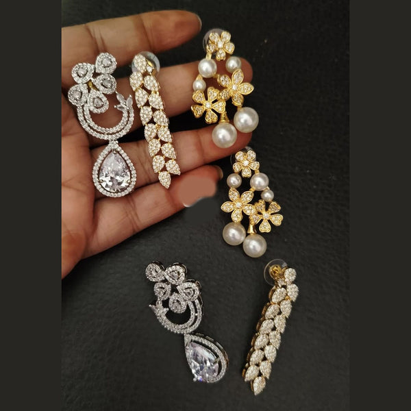 FS Collection  AD Dangler Earrings Combo