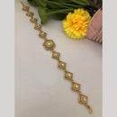 FS Collection Gold Plated Kundan Stone And Pearls Sheeshphool