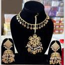 FS Collection Gold Plated Beads Necklace Set