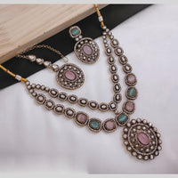 FS Collection Gold Plated Necklace Set