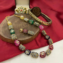 FS Collection Gold Plated Necklace Set