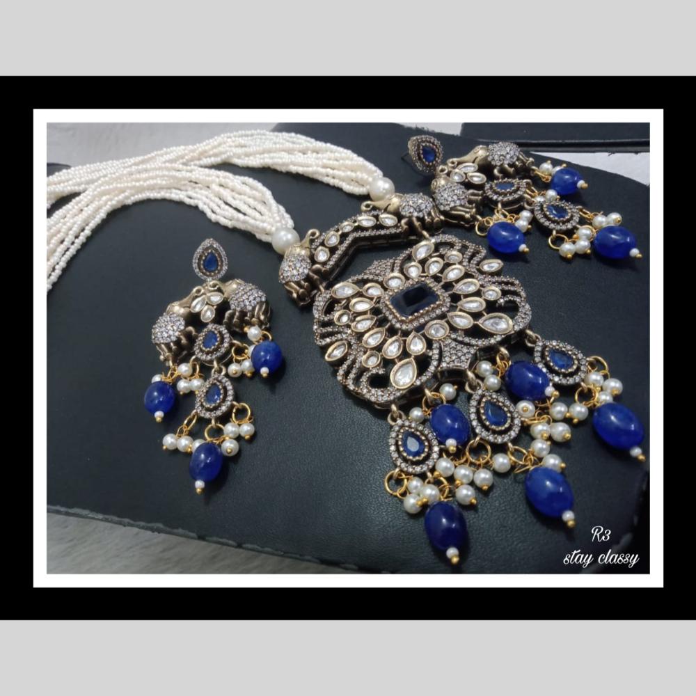 FS Collection Gold Plated Necklace Set