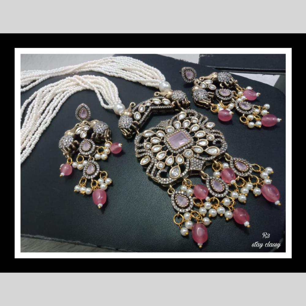 FS Collection Gold Plated Necklace Set