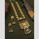 FS Collection Gold Plated Pota Stone And Beads Necklace Set