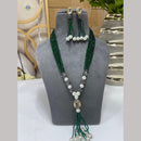 FS Collection Austrian Stone And Beads Long Necklace Set