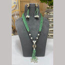 FS Collection Austrian Stone And Beads Long Necklace Set