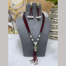 FS Collection Austrian Stone And Beads Long Necklace Set
