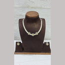 FS Collection Elegant Pearl and Austrian Stone Necklace Set