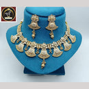 FS Collection Women's Gold Plated Crystal Necklace Set