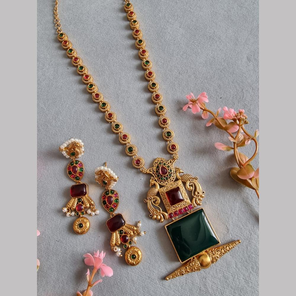 FS Collection Pota Stone Necklace Set