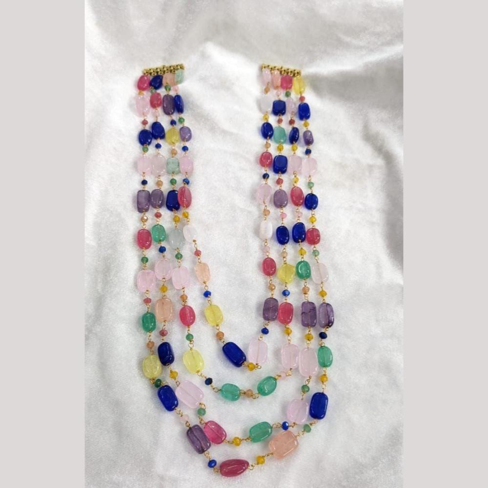 FS Collection Beads Multi Layer Long Necklace Set