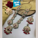 FS Collection Kundan And Beads Necklace Set