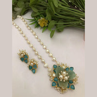 FS Collection Gold Plated Pearl Necklace Set