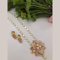 FS Collection Gold Plated Pearl Necklace Set