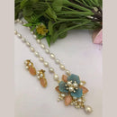 FS Collection Gold Plated Pearl Necklace Set
