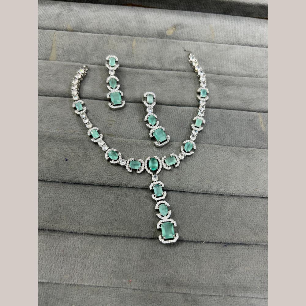 FS Collection American Diamond Necklace Set