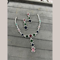 FS Collection American Diamond Necklace Set