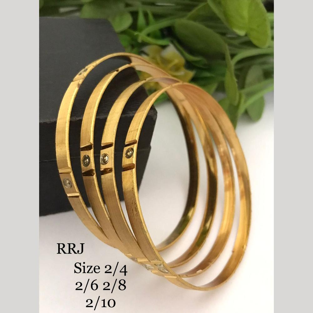 FS Collection Gold Plated Bangle Set