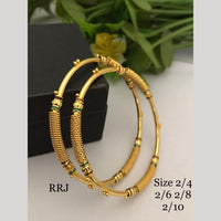FS Collection Gold Plated Bangle Set