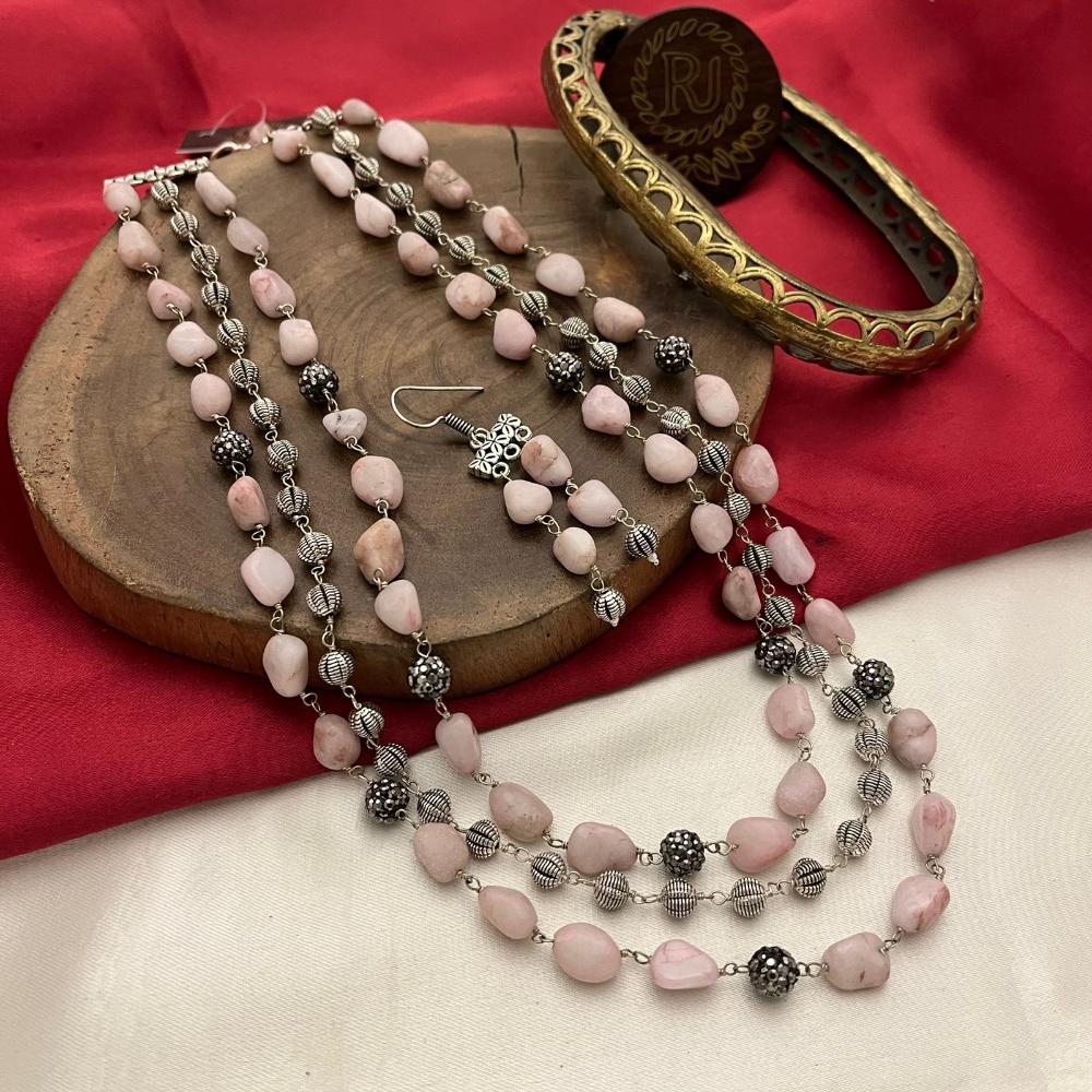 FS Collection Beads Multi Layer Long Necklace Set