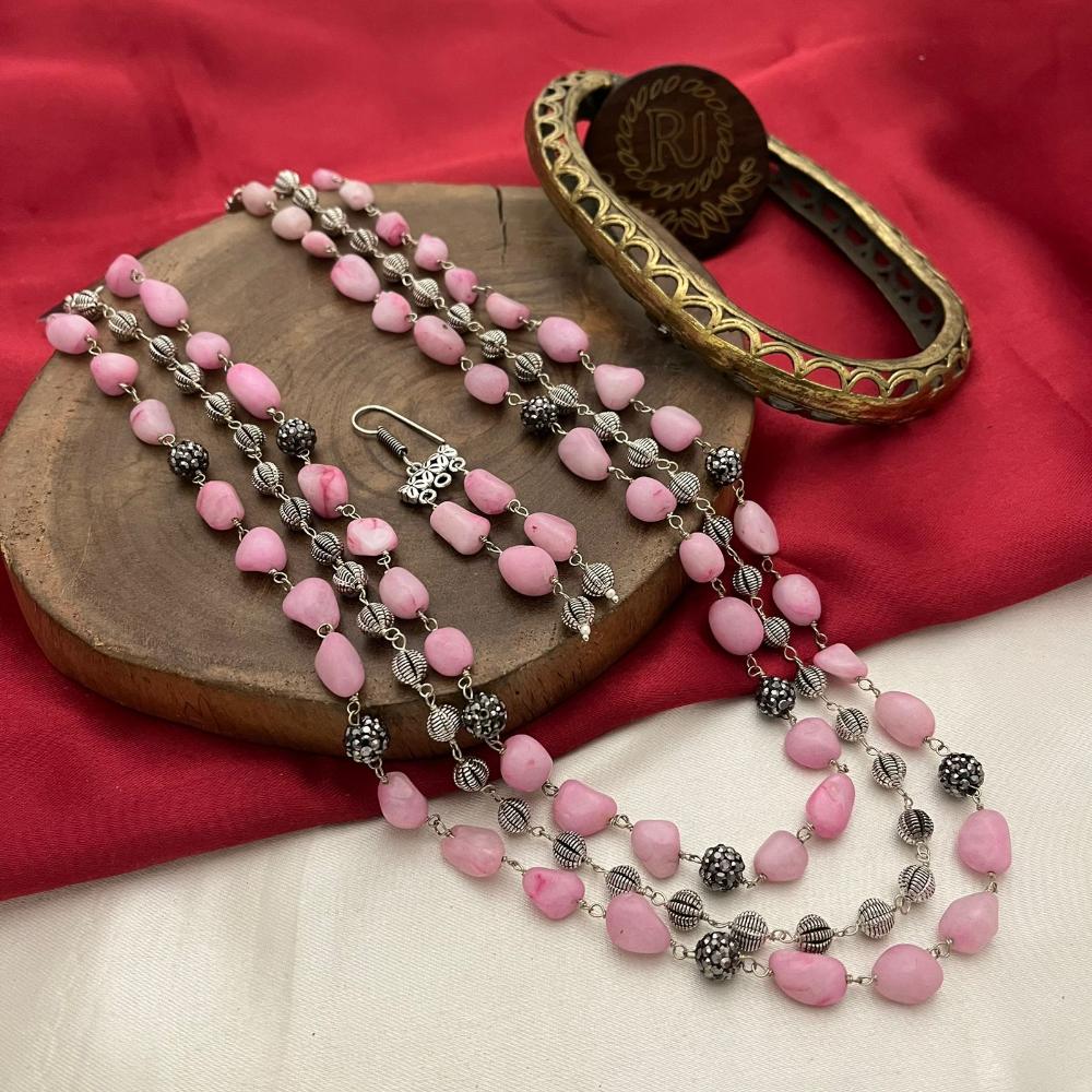 FS Collection Beads Multi Layer Long Necklace Set