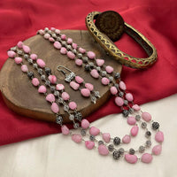 FS Collection Beads Multi Layer Long Necklace Set