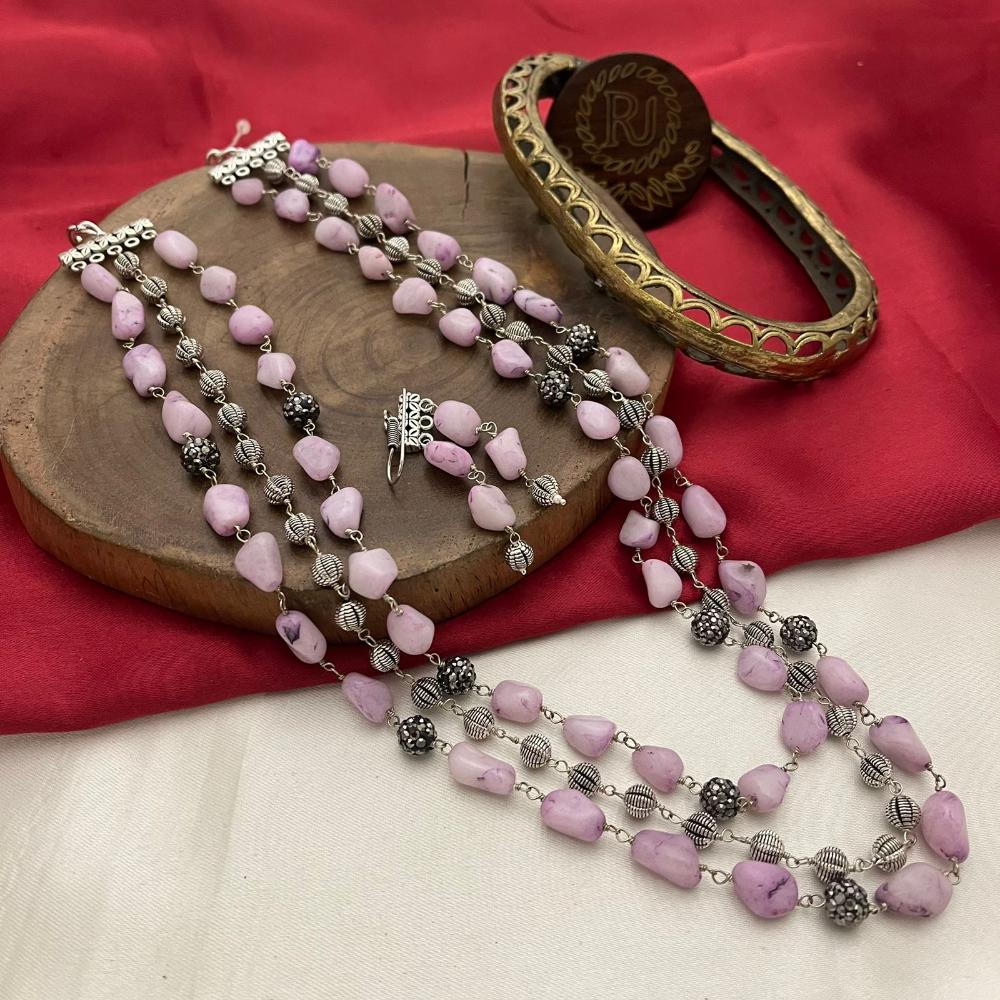 FS Collection Beads Multi Layer Long Necklace Set