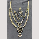 FS Collection Premium Gold Plated American Diamond Necklace Set