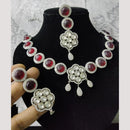 FS Collection Gold Plated Pota Stone And Beads Necklace Set