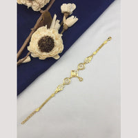 FS Collection Gold Plated Austrian Stone Openable Bracelet