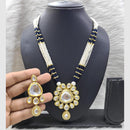 FS Collection Pearl and Kundan Long Necklace Set