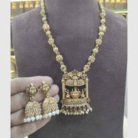FS Collection Pota Stone Temple Long Necklace Set
