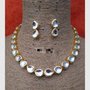 FS Collection Kundan Stone Necklace Set