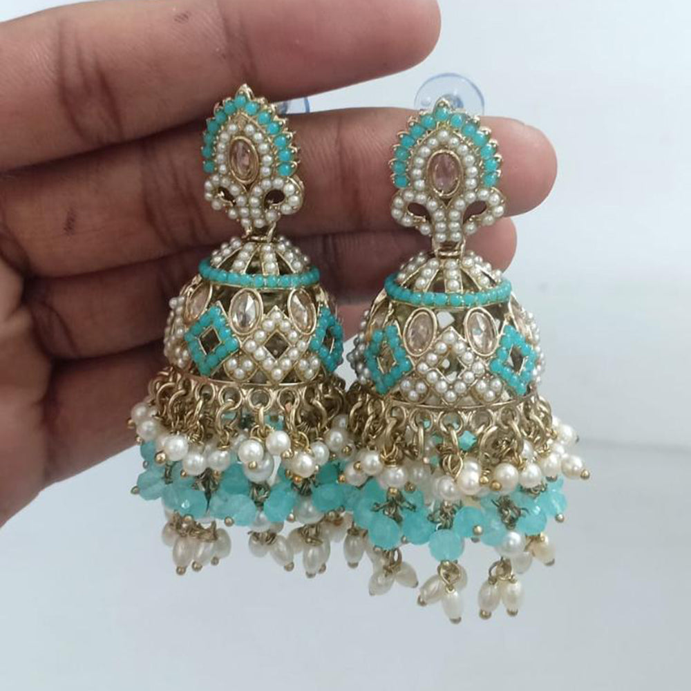 FS Collection Designer Pearl Jhumkas