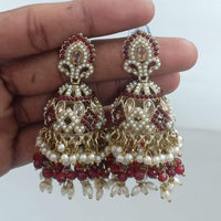 FS Collection Designer Pearl Jhumkas