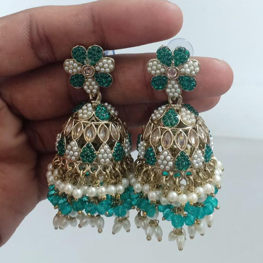 FS Collection Designer Pearl Jhumkas
