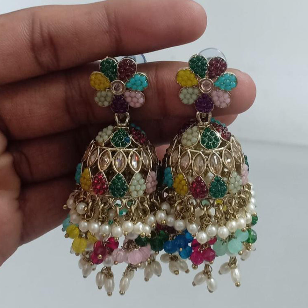 FS Collection Designer Pearl Jhumkas