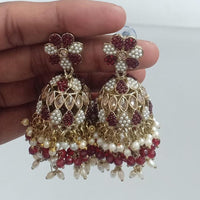 FS Collection Designer Pearl Jhumkas