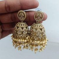 FS Collection Designer Pearl Jhumkas